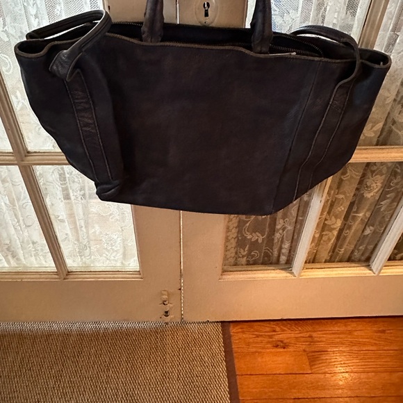 Free People Leslie Leather Distressed Tote - Picture 2 of 6